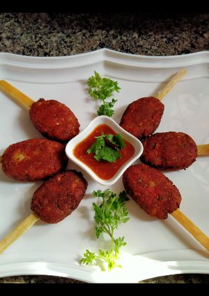 A picture of Veg Mumbai lollipop.