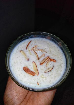 A picture of Rice kheer.