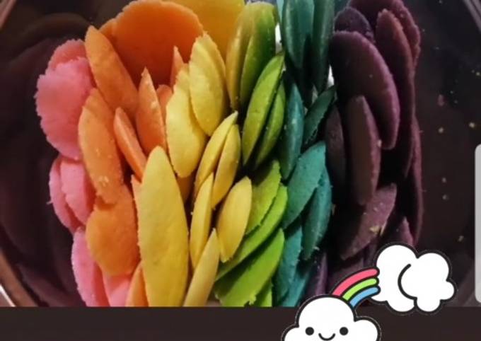 Panduan Memasak Resep Lidah kucing (Rainbow)