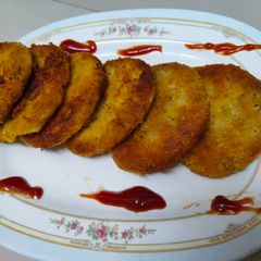 A picture of Veg burgers.