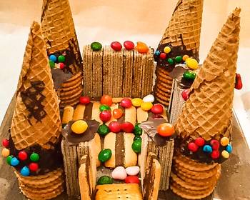 New Recipe Edible Biscuits Castle Practical Delicious