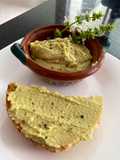 Hummus de garbanzo y albahaca 🌿