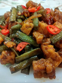 Foto resep Oseng tahu tempe kacang panjang