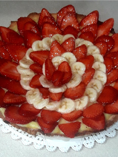 Foto di Crostata di fragole e banane 🍓🍌