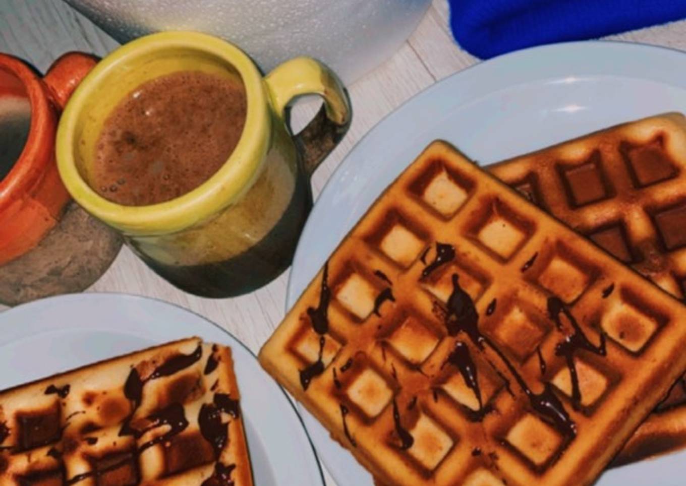 Waffles (acompañados de un bueen helado)