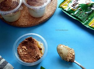 Foto resep Puding Custard Milo
