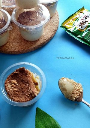 Foto resep Puding Custard Milo