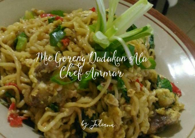 Resep 410. Mie Goreng Dadakan Ala Chef Ammar 🍜 Anti Gagal