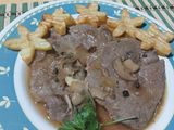 Filetes de ternera en salsa