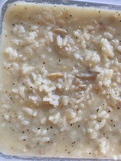 Una foto de Risotto de champiñoes