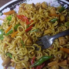 Stir fry noodles A picture of Stir fry noodles.