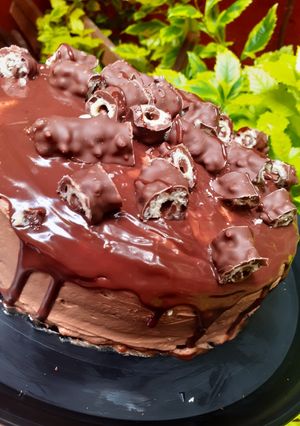 Una foto de Pastel de chocolate, esponjoso