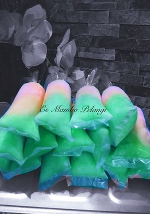 Foto resep Es mambo pelangi