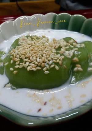 รูปของ เปียกปูนใบเตยกะทิสด
