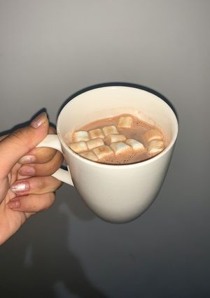 Foto resep Low calorie hot choco with marshmallow