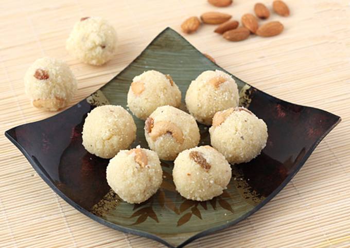 Rava Ladoo Recipe