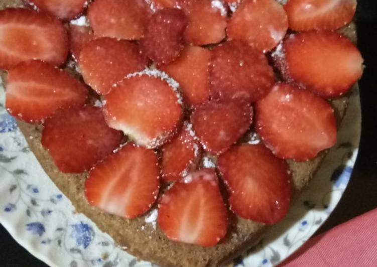 Steps to Make Quick Strawberry cake