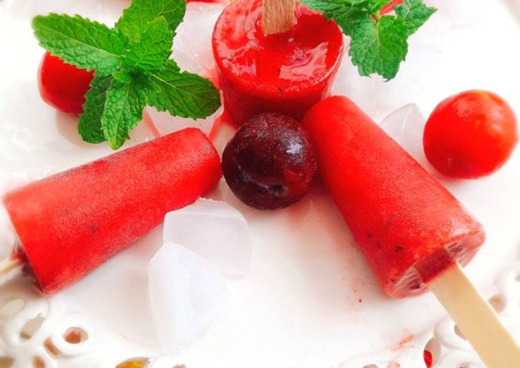 Tasty Plum Popsicles