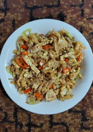 Foto resep Oseng tempe ikan teri