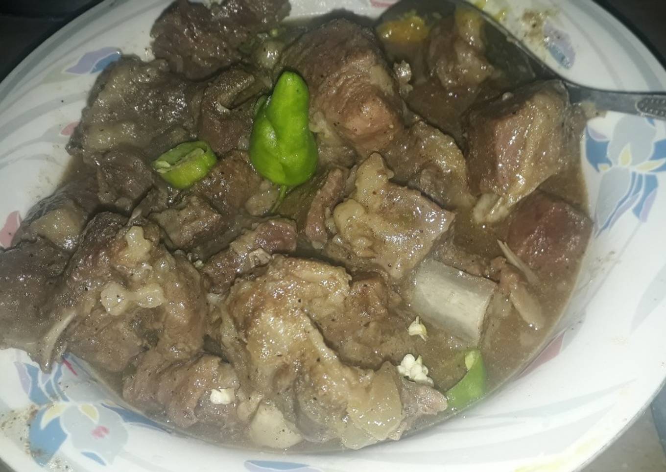 Mutton roast boti