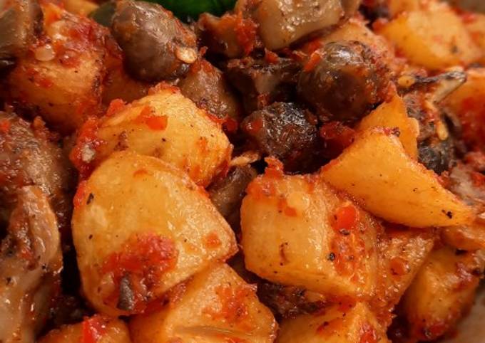 Resep Kentang sambal goreng ati ampela yang Enak Banget