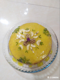 عکسی از دستور کیک پرتقالی