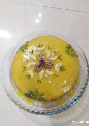 عکسی از دستور کیک پرتقالی