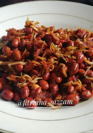 Foto resep Teri kacang balado