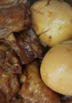 Foto resep Kembang tahu basah,telor masak kecap