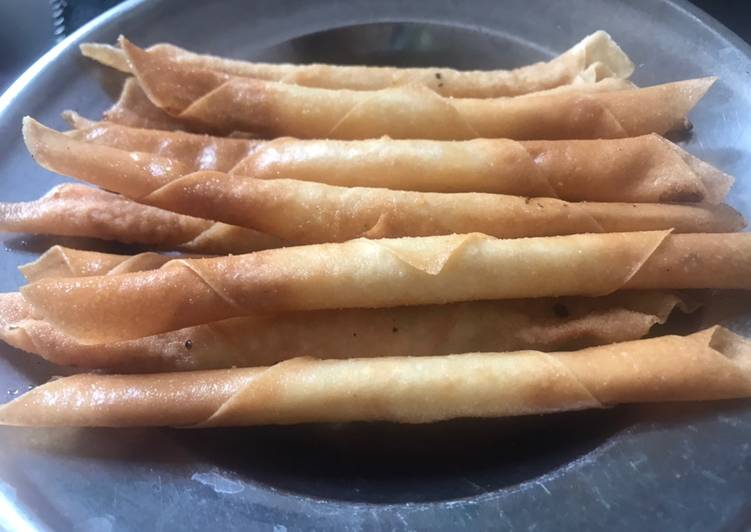 Masakan Unik Keju roll kriuk manja Praktis Enak