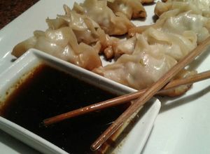 Una foto de Gyozas