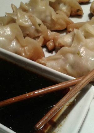 Una foto de Gyozas