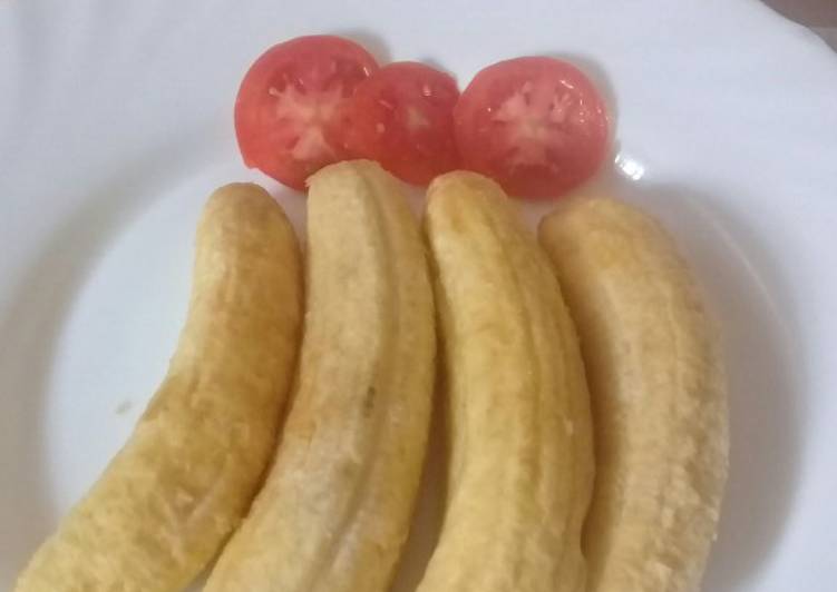 Easiest Way to Prepare Perfect Simple health breakfast..Deep fried matoke…#4weekschallenge