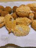 Misto pesce impanato con friggitrice ad aria