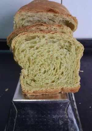 Una foto de Pan de molde de espinaca