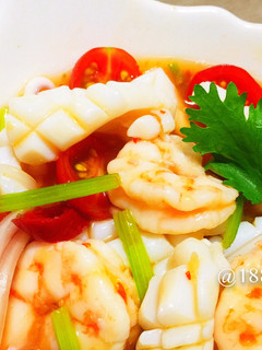 泰式涼拌海鮮 @188懶人料理 的食譜成品照片