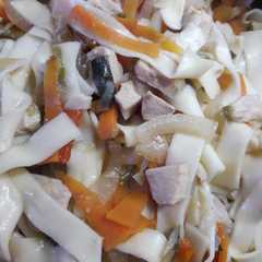 A picture of Fideos chinescos.