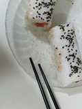 Mi primer roll invertido (uramaki)🍱 SIN pescado crudo