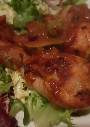Foto di Cosciotte di pollo cariche