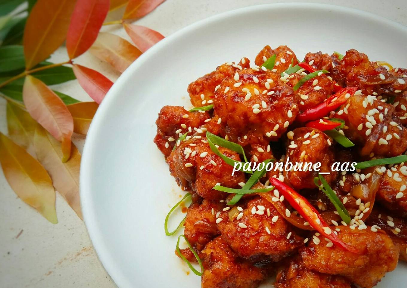 Ayam Goreng Kriuk Pedas Manis (ala Korea)