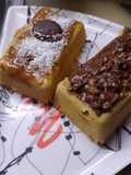 Budines de dulce de leche en microondas