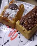Budines de dulce de leche en microondas