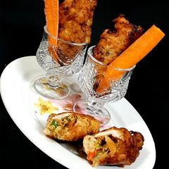 A picture of Vegetable Chicken Wrap.