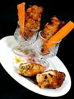 A picture of Vegetable Chicken Wrap.
