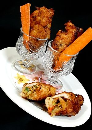 A picture of Vegetable Chicken Wrap.