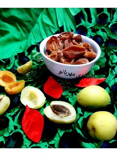 عکسی از دستور زرد آلو خشک