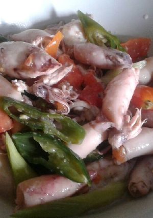 Foto resep Cumi cabe ijo