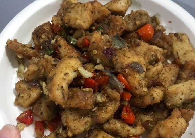 Salt Chilli Chicken / Ayam Cabe Garam