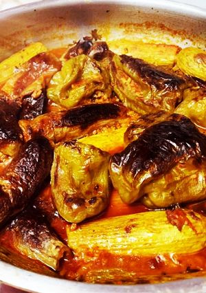 صورة لوصفة محشي باللحمة المفرومة 😋💞