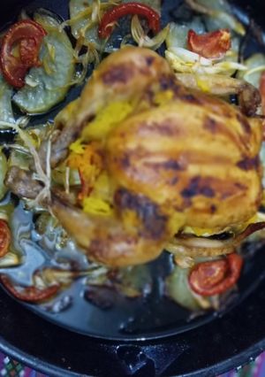 عکسی از دستور مرغ بریان